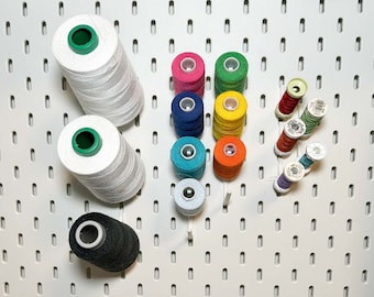Thread Spool Holder (helps organize your spools on IKEA SKÅDIS pegboard)