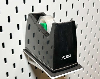 IKEA SKÅDIS Tape Dispenser Shelf - Acrylic Pegboard Organizer