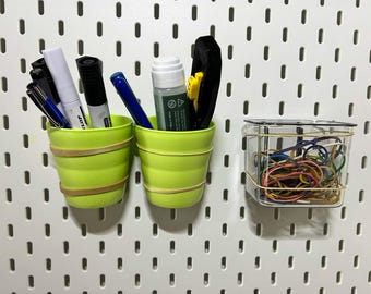 Cup Holder – Holds any Cup, Glass, Bottle for IKEA SKÅDIS pegboard