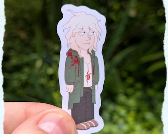 nagito komaeda family guy style sticker
