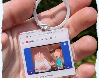 family guy funny moments keychain