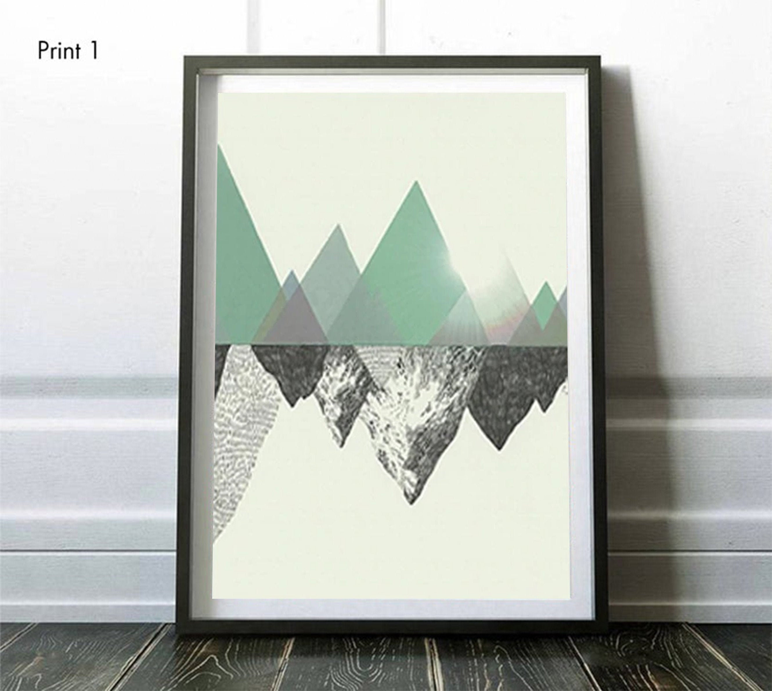 Scandinavian Wall Art Living Room Wall Decor Scandinavian | Etsy