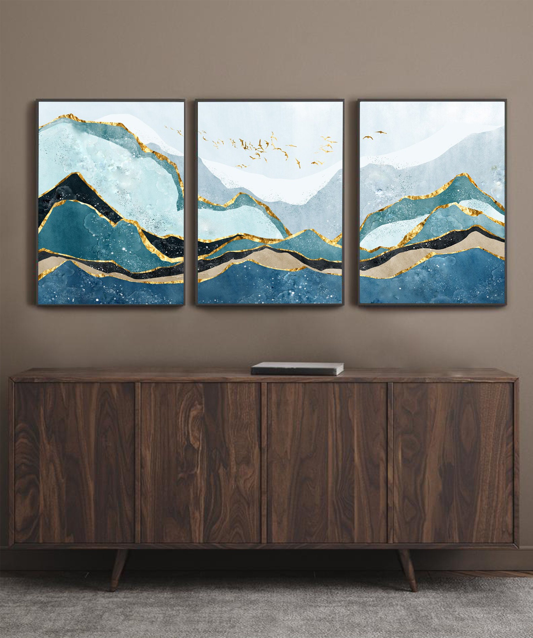 Set of 3 Scandinavian Wall Art Nordic Wall Art Scandinavian | Etsy