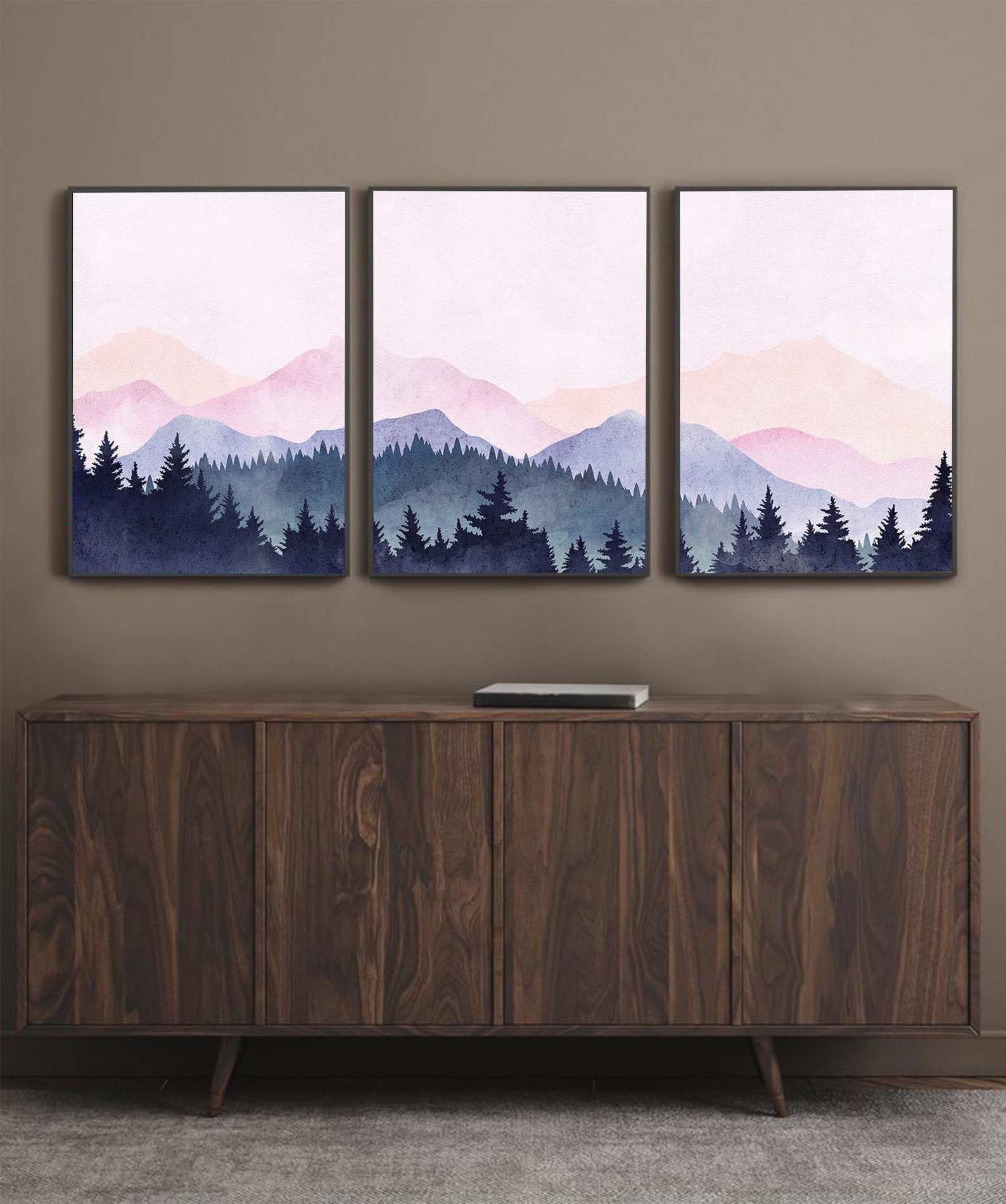 Set of 3 Scandinavian Wall Art Nordic Wall Art Scandinavian Etsy