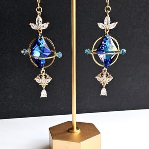 FFXIV - Aetheryte crystal inspired earrings