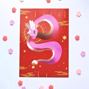 Carte postale Dragonair Nouvel An