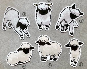 Valais Blacknose sheep cute sticker