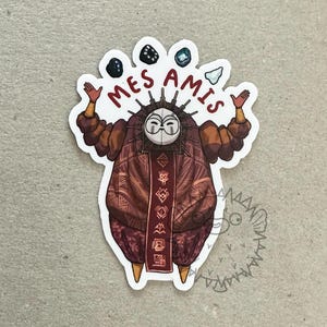 Sticker Esquie en rockvrienden