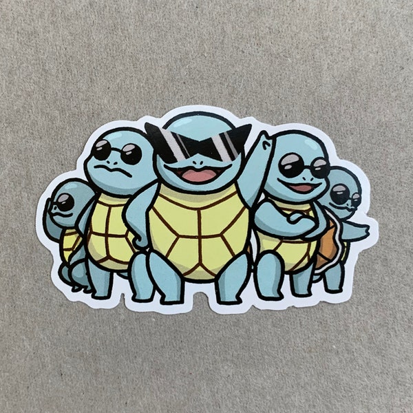 squirtle squad sticker