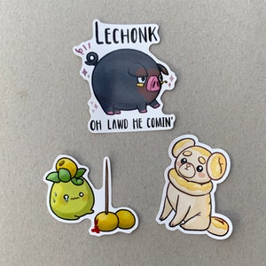 lechonk / Smoliv / Fidough ステッカー