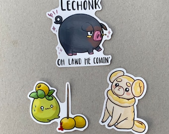 lechonk / Smoliv / Fidough sticker