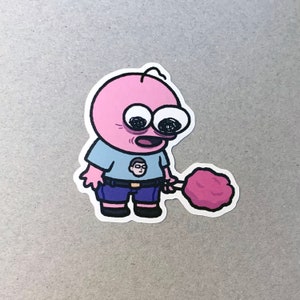 Depressed pim sticker / smiling friends / desmond's big day out