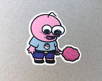 Depressed pim sticker / smiling friends / desmond's big day out