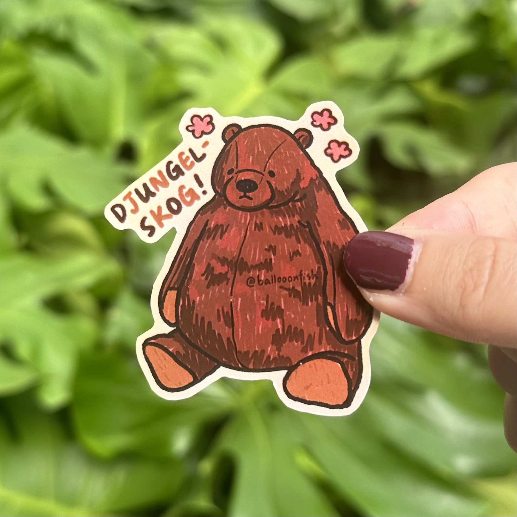 Halsin djungelskog bear Postcard for Sale by Snickersdoge