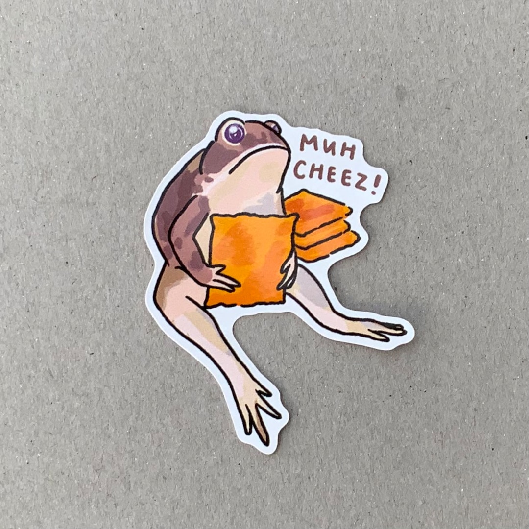 Cheez It Frog Sticker Etsy