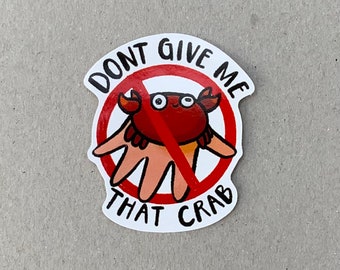 No crab sticker