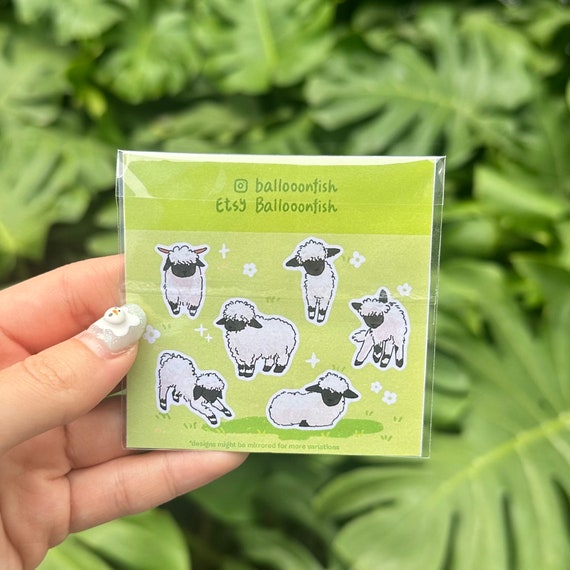Valais Blacknose Sheep Sticker, Glossy Laminated Decal - Etsy