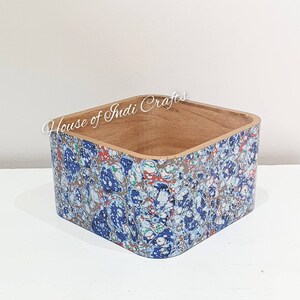 Caja de almacenamiento de madera Baratijas llaves bits n | Etsy