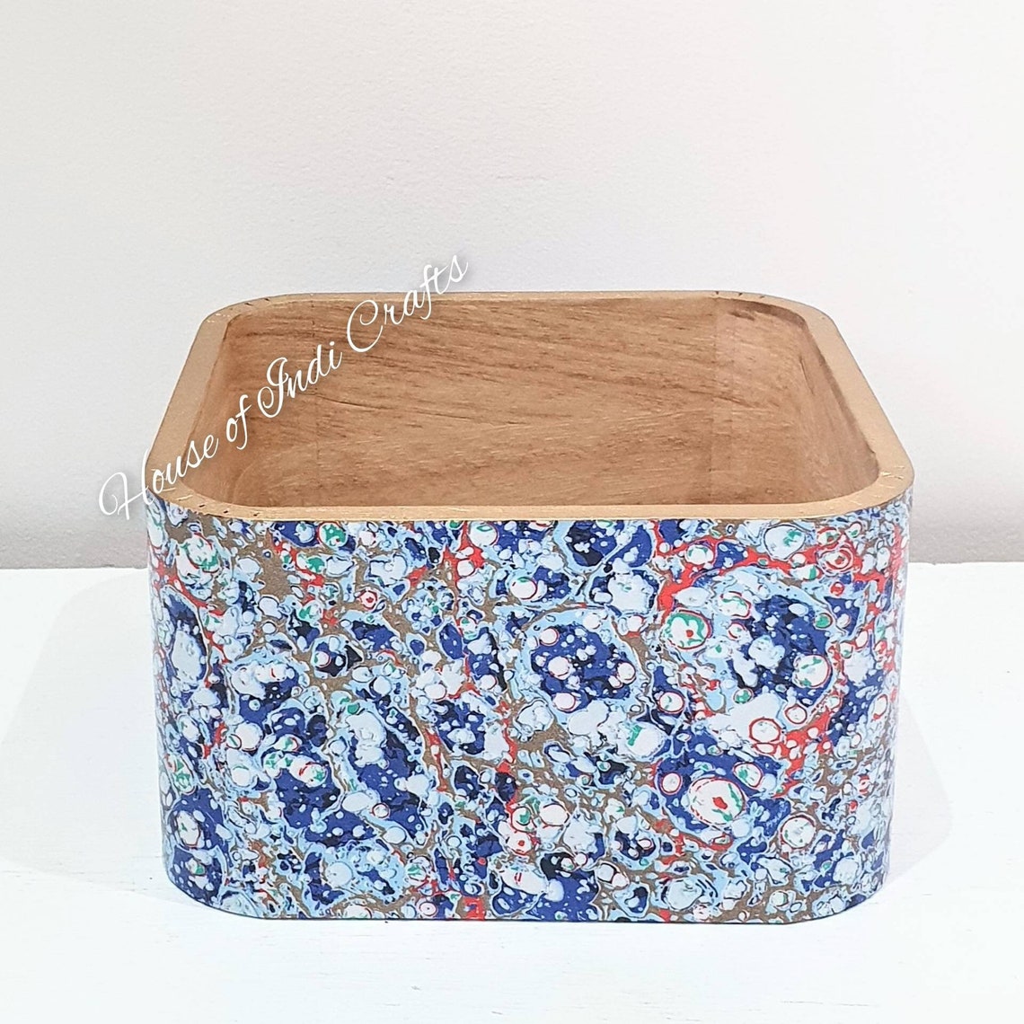 Caja de almacenamiento de madera Baratijas llaves bits n | Etsy