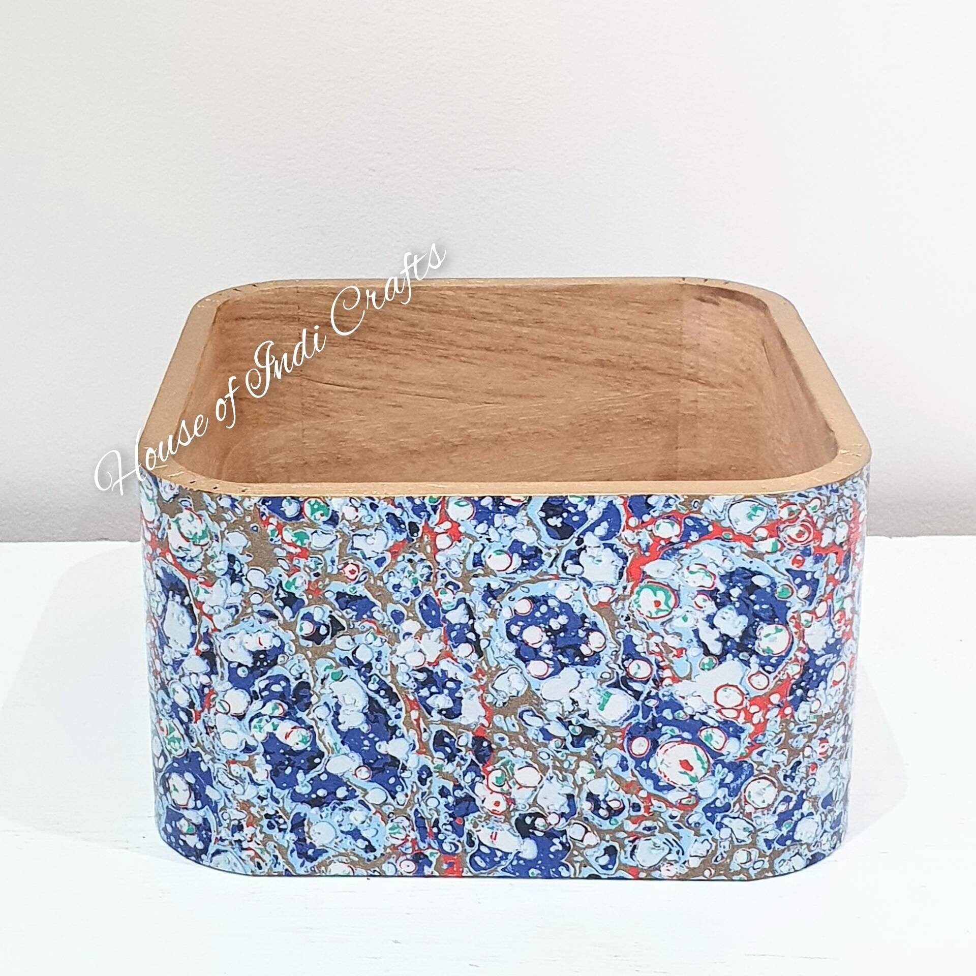 Caja de almacenamiento de madera Baratijas llaves bits n | Etsy