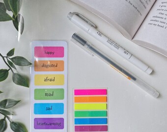 EMOTIONS ANNOTATING KIT - Bookmark, Noemie's Bookish Shop, bookish, book, books, bookstagram, booktok