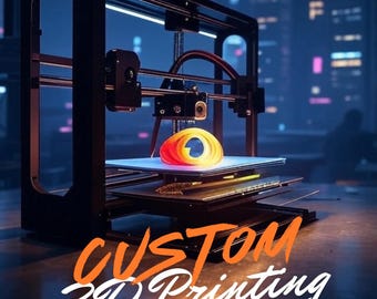 Custom 3D prints single or multi-colored