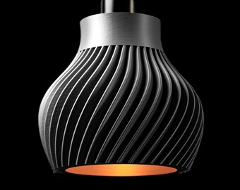 Ridged Pendant Lamp