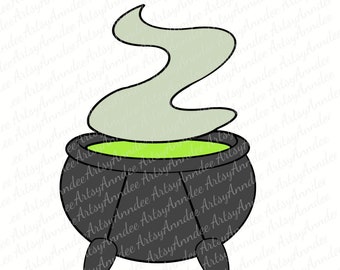 PATTERN • Halloween Cauldron Stained Glass Pattern • PDF • Digital ...