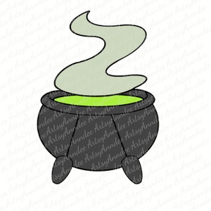 Cauldron Stained Glass Pattern