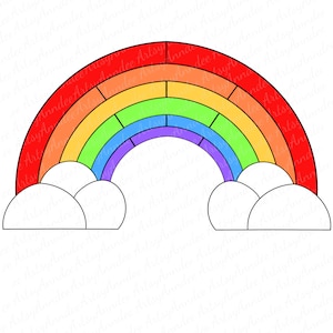 Regenboog glas-in-loodpatroon