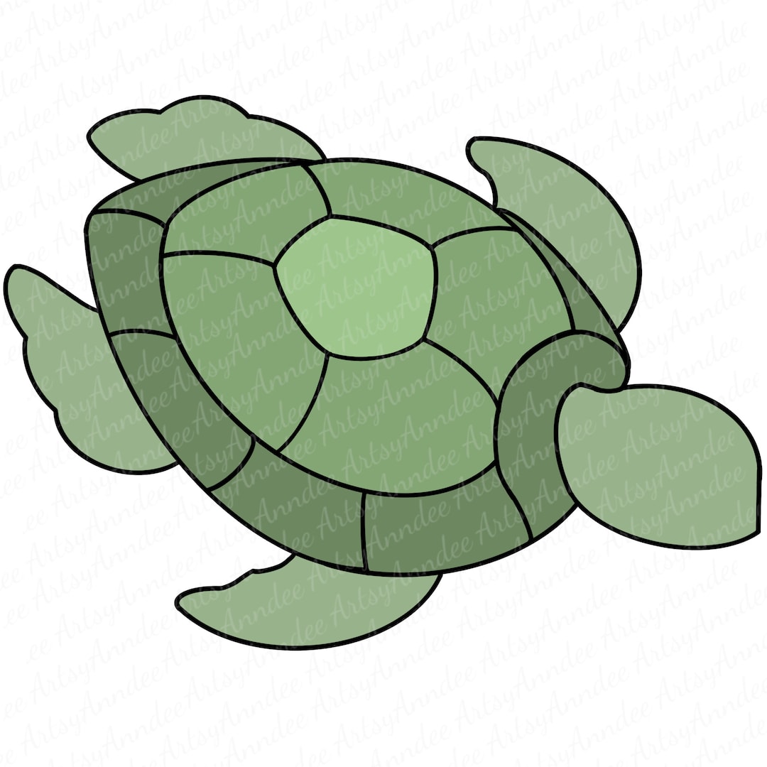 Turtle Stained Glass Pattern Etsy