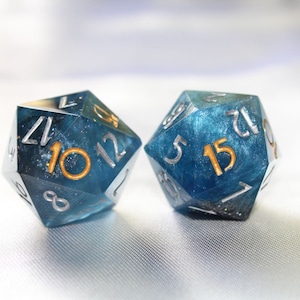 Custom D20 – Personalized Resin Dice for DnD, Pathfinder, and TTRPGs
