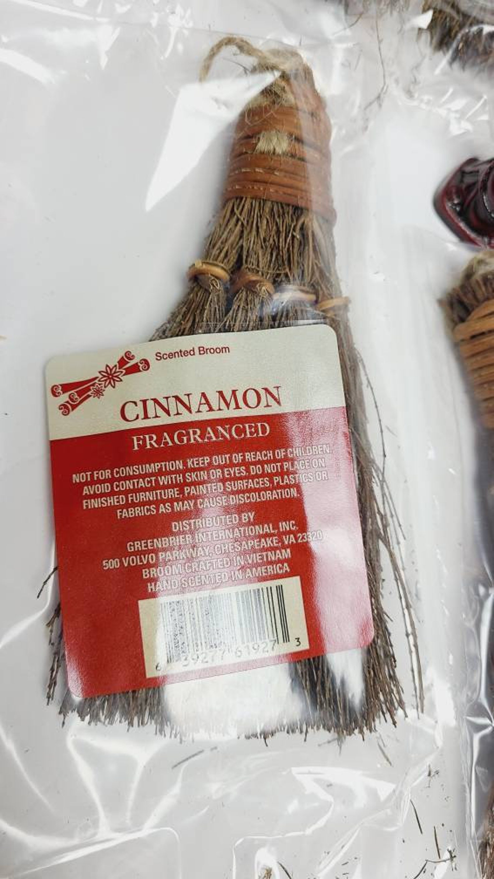Cinnamon Fragrance Broom Stick Decor Prosperity Protection Etsy