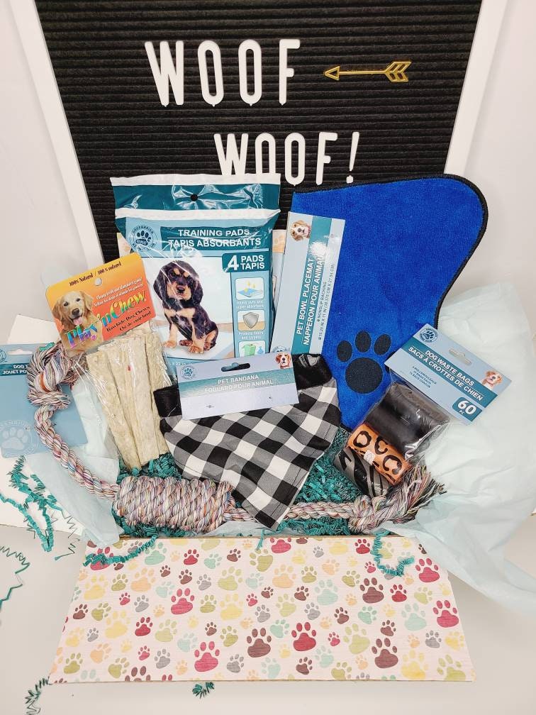 Puppy Box Pet Gift Doggy Care Box New Puppy Gifts for Etsy