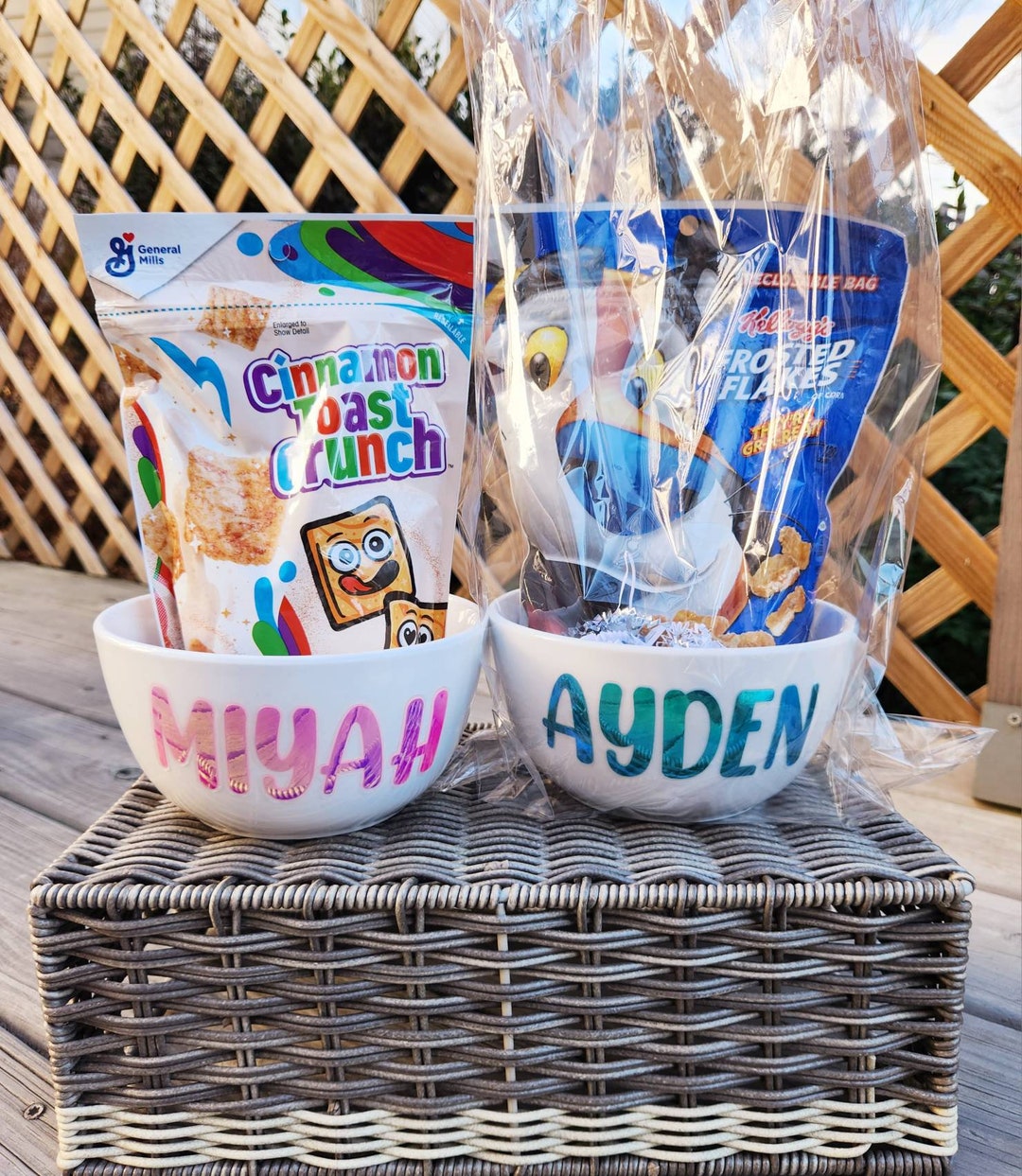Personalized Cereal Bowls I Cerealsly Love You Kids Cereal Etsy
