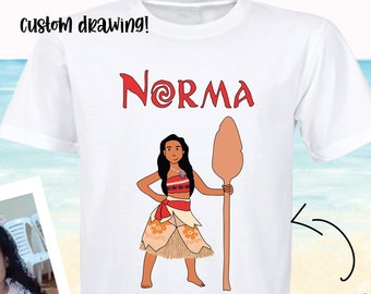 Moana Inspired CUSTOM Kid + Toddler Shirt