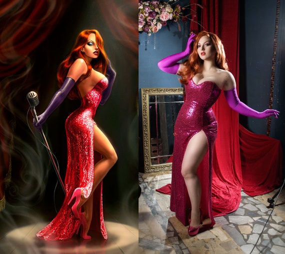 jessica rabbit gown