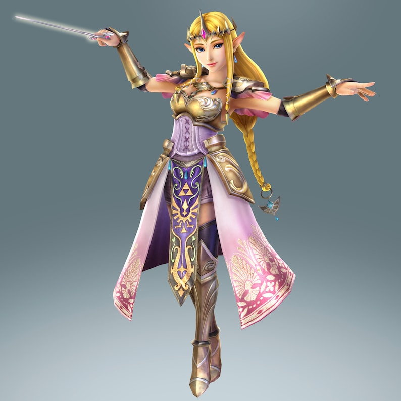 Hyrule Warriors Princess Zelda cosplay costume made to order Etsy