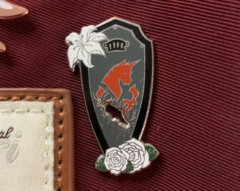 FFXIV House Fortemps Shield Enamel Pin