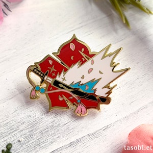 FFXIV Samurai LB3 Enamel Pin