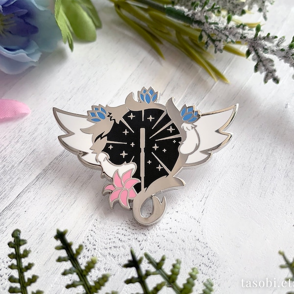 FFXIV White Mage LB3 Enamel Pin