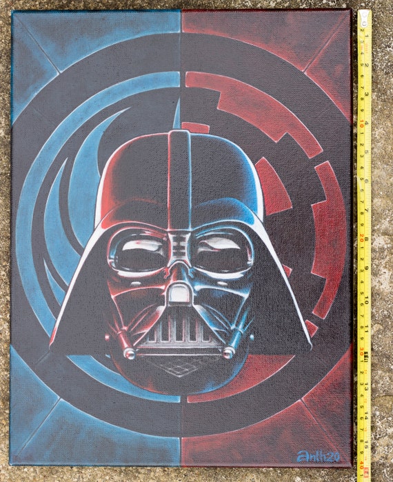 TAHEAT New Paint by Numbers Kits DIY Canvas Oil Painting for Kids,  Students, Adults Beginner with Brushes and Acrylic Pigment - New Star Wars  Darth Vader 16 * 20 Inches Without Frame 
