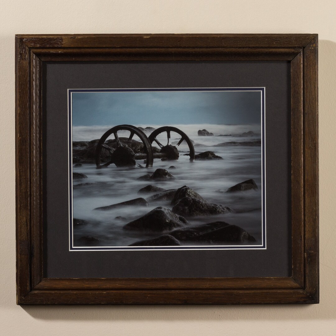 Seaham Wheels, Chemical Beach, Seaham, Co Durham, in a Reclaimed Vintage Frame, photo by Anthony