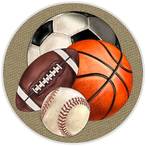 10” Sports Metal Sign, Wreath Sign, Home Decor