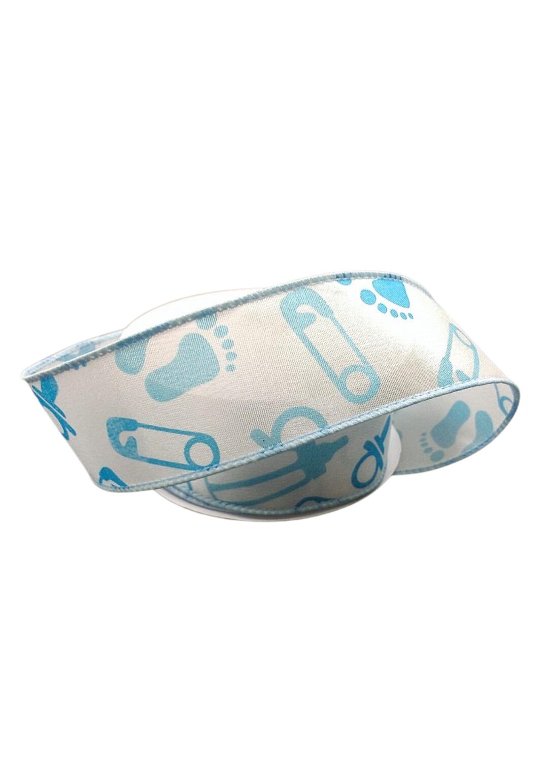 Sweet Baby Boy Wired Ribbon – 1.5