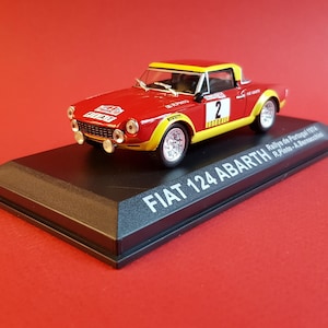1/43,Fiat,124 Abarth,Rallye,Portugal,1974,Pinto,Bernacchini,#2,boite vitrine