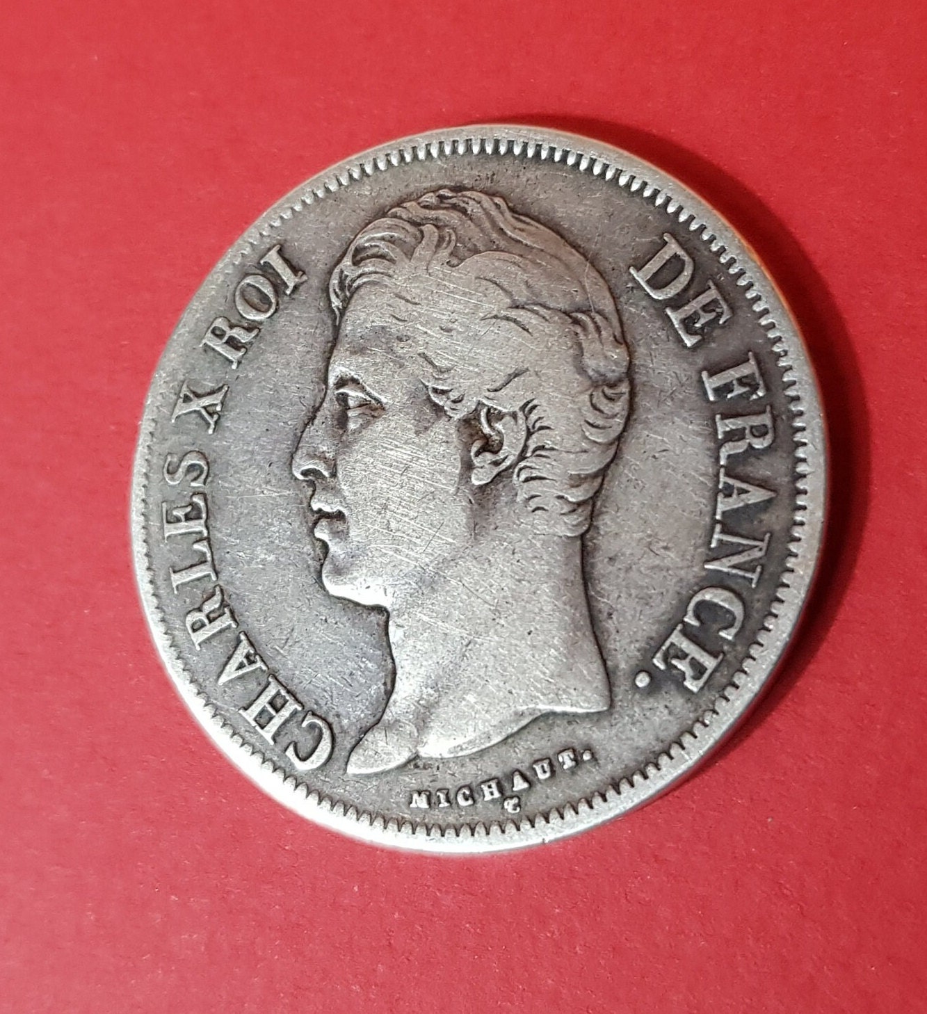 1830年 シャルル10世 フランス 5フラン銀貨 - マルセイユ造幣局 - Etsy