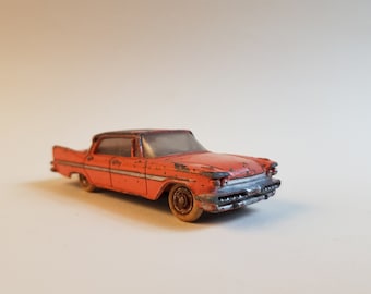 1/43,Dinky toys,De Soto,59,Diplomat,Meccano,#545,couleur,saumon,Made in France,traces d'utilisation