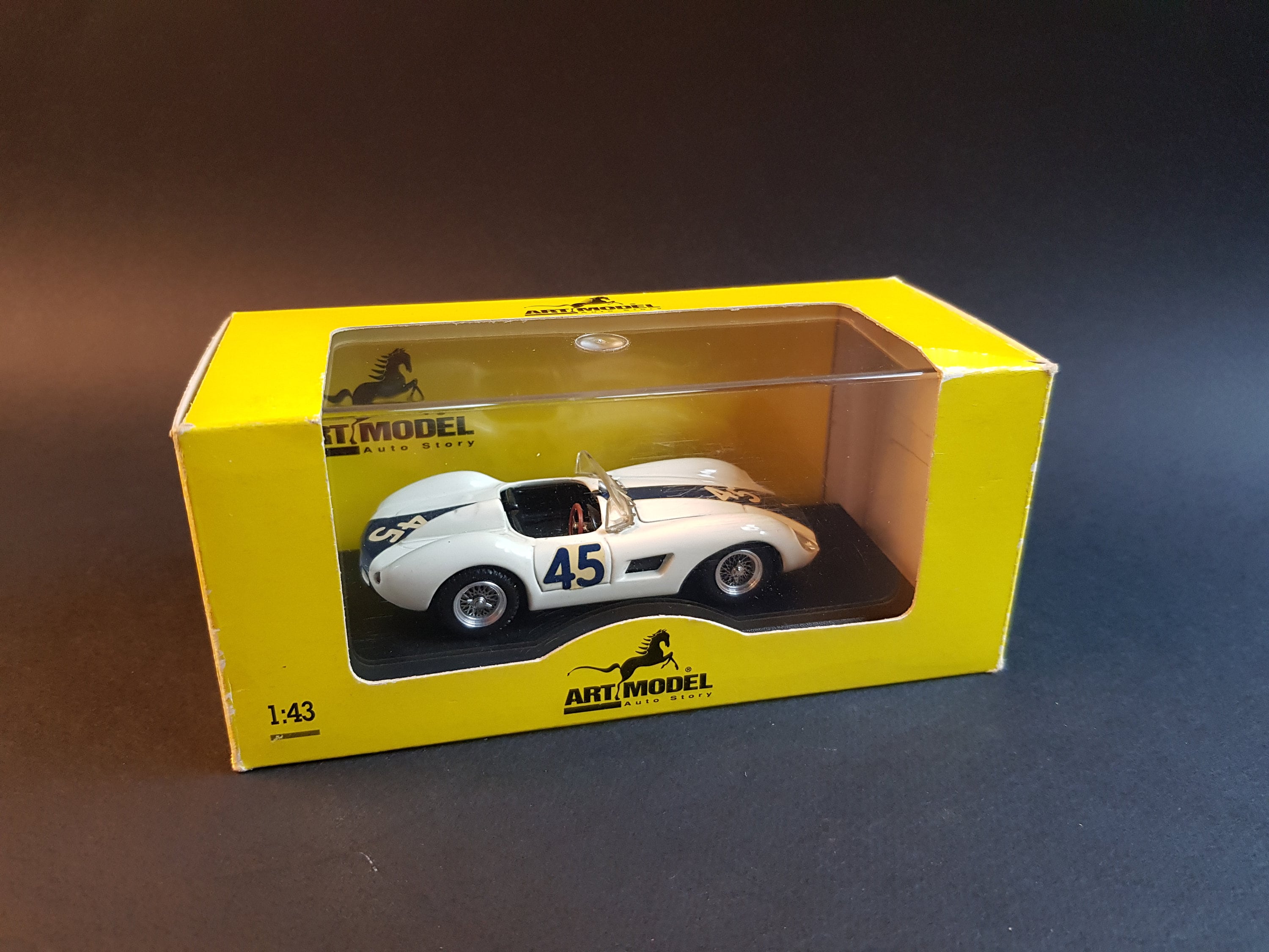 1:43 Ferrari 500 TRC #45, G.geitner 1958 Art Model Car - Etsy