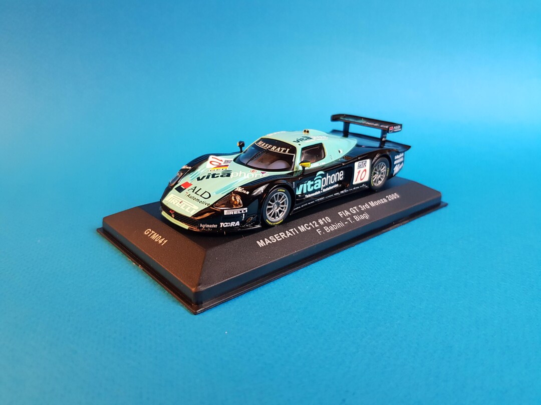1/43 Maserati MC12 FIA GT Monza 2005 Diecast Model - Etsy New Zealand
